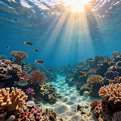 Impressionist Underwater Seascape Serenity