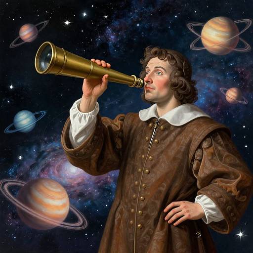 Galileo in Cosmic Astronomy Scene