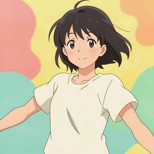 Anime Young Protagonist Dynamic Pose