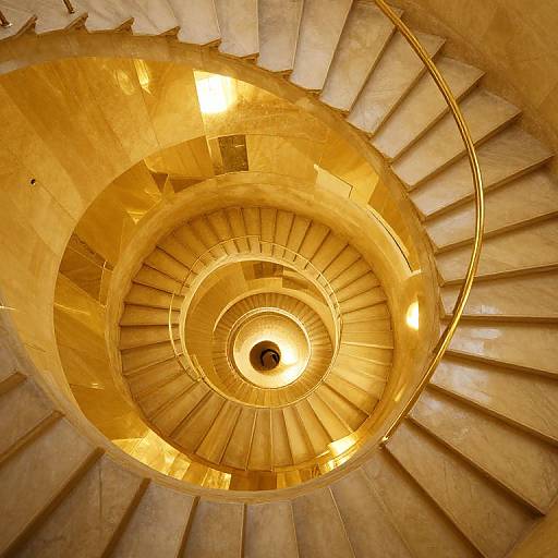 Gravitational Spiral Stairs to Abyss