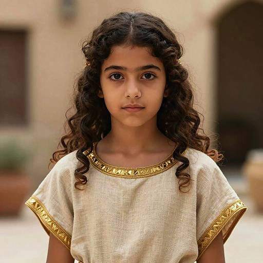 Photorealistic Young Phoenician Girl