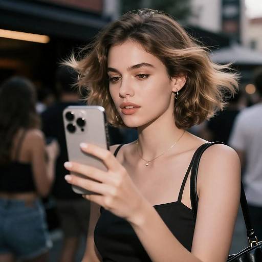 iPhone 15 Front Motion Portrait Night