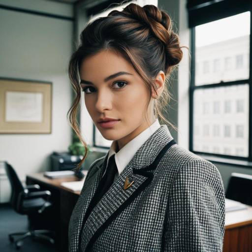 Chic Ivy League Style in Urban Office