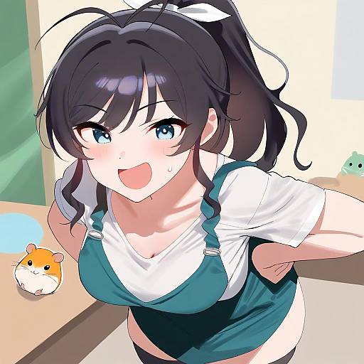 Illustration of Hamuzou, idolmaster in the style of Ndgd