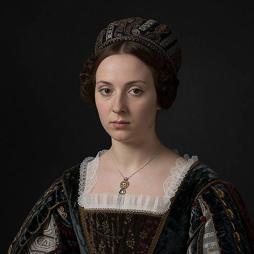 Realistic Portrait of Lucrezia Borgia