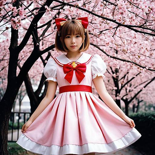 Cardcaptor Sakura Pink Dress Girl