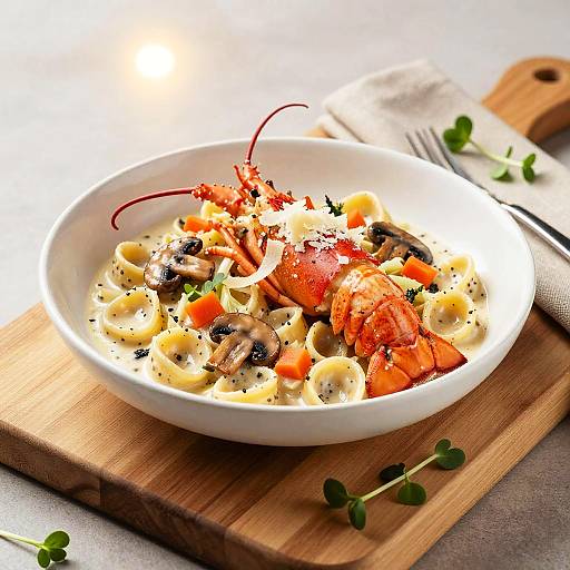 Lobster Orecchiette in Creamy Ragu Bianco