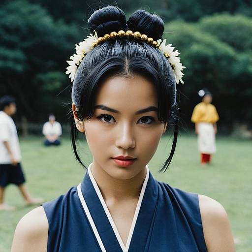 Inosuke Hashibira Costume Outdoors Scene