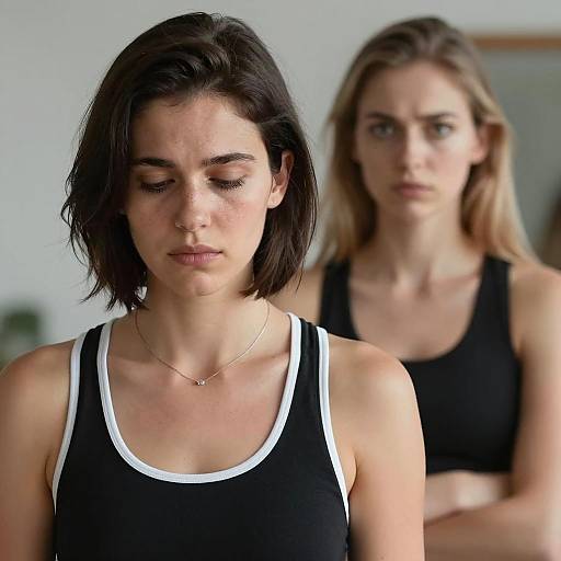 Emotional Portrait of Two Women