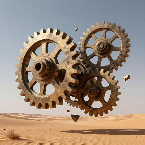 Floating Cogwheels Reassembling Time