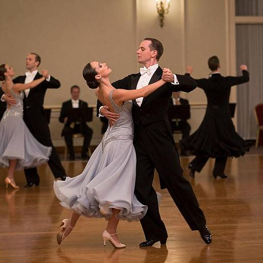 Elegant Dance Performance in Ornate Room