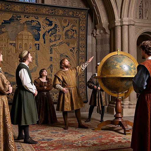 Galileo Presenting Discoveries to Court