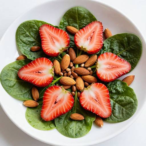 Vibrant Spinach and Strawberry Salad