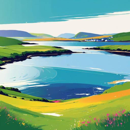 Impressionist Hebridean Landscape Art