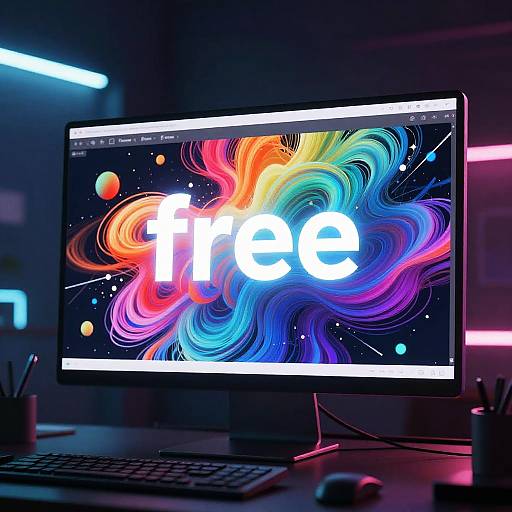 Futuristic Art Generator Interface