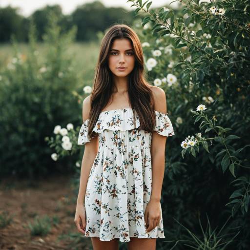 Charming Summer Mini Dress Portrait