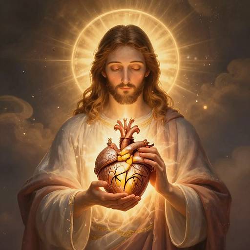 Radiant Sacred Heart of Jesus
