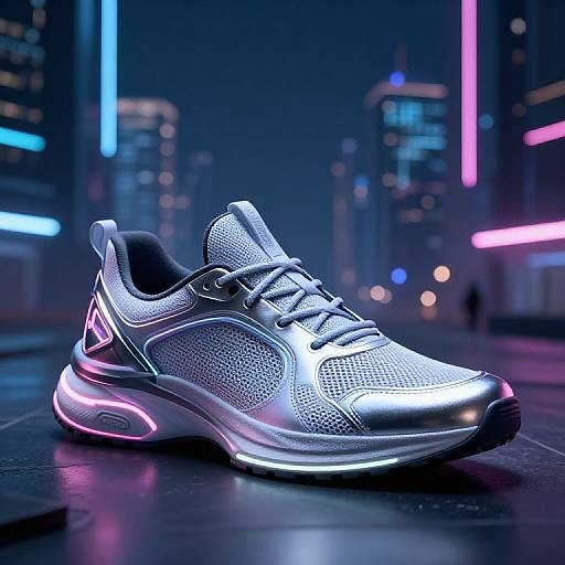 Futuristic Cyberpunk Shoe Design