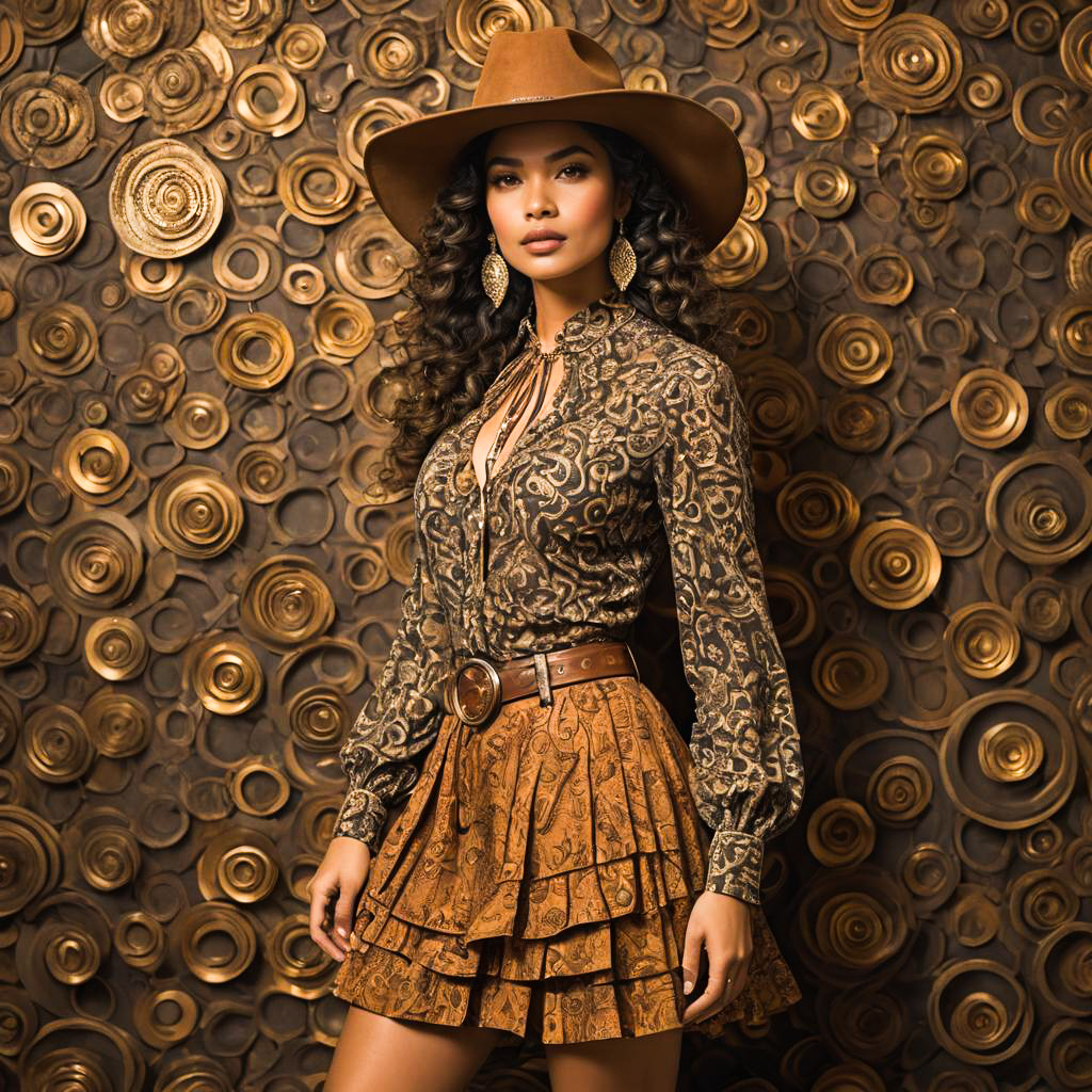 Chic Cowgirl with Sultry Western Flair