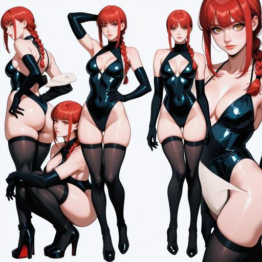 Makima in Swimsuit with Stylish Flair