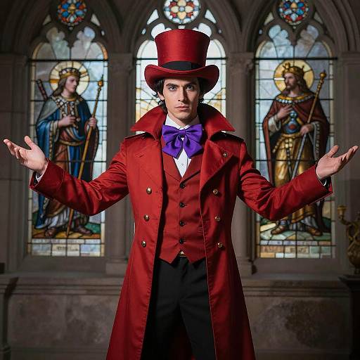 Dramatic Mephisto Cosplay Portrait