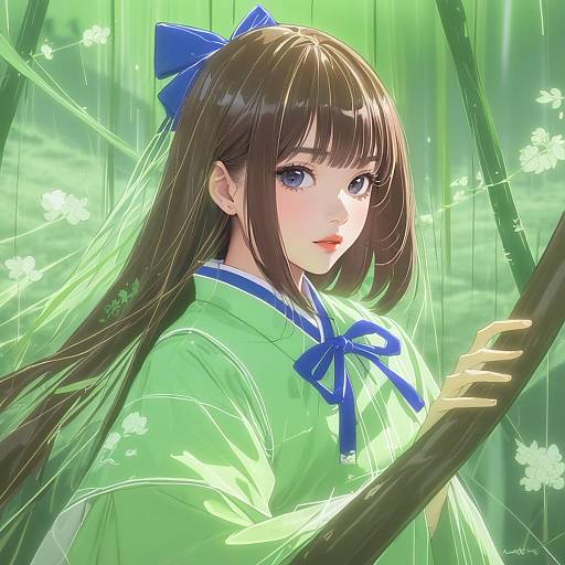 Illustration of Arima miyako, tsukihime in the style of Maccha (mochancc)