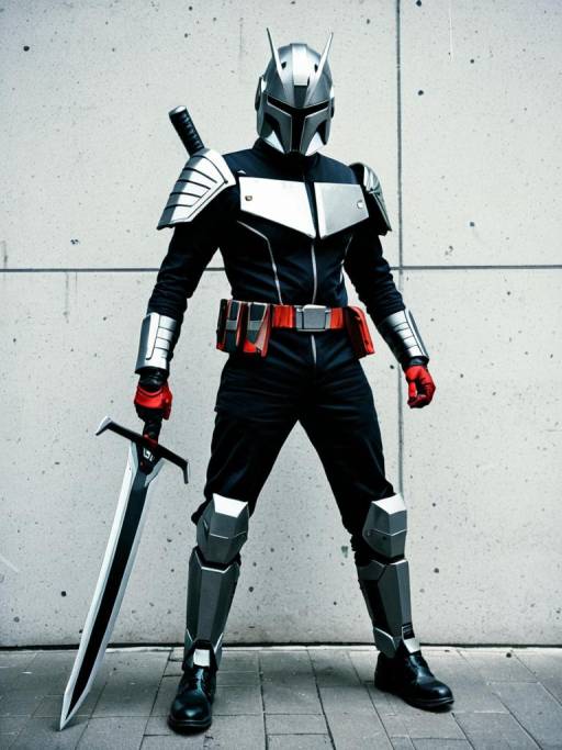 Realistic Man in G1 Blades Cosplay