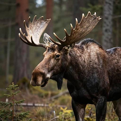 Gentle Giant Moose Portrait