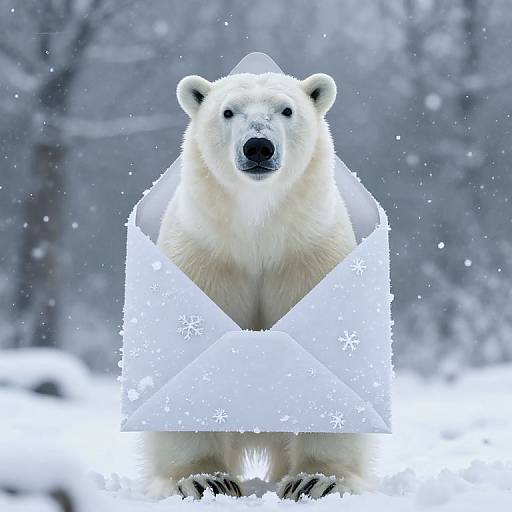 Ethereal Polar Bear Symbolism