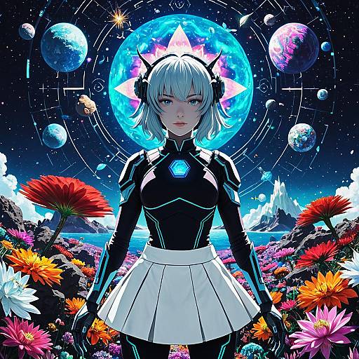 Psychedelic Android Fantasy in Deep Space