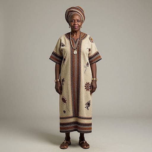 Rasta Elder Woman Portrait