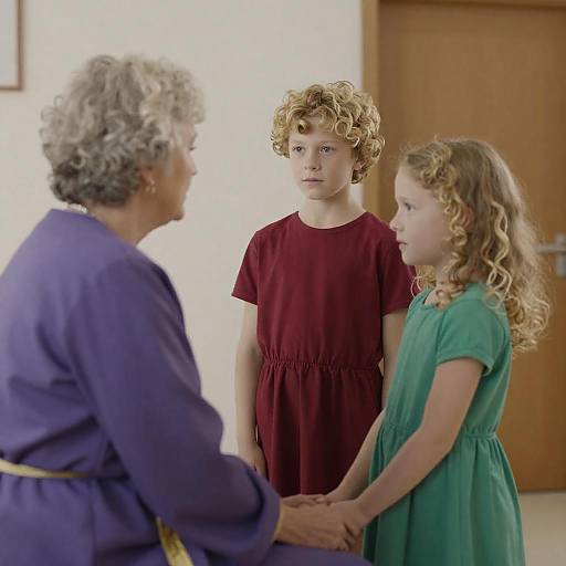 Family Portrait in Cozy Room