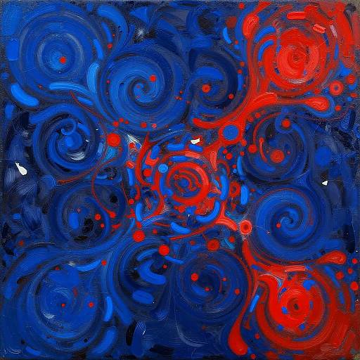 Abstract Expressionist Electric Chaos