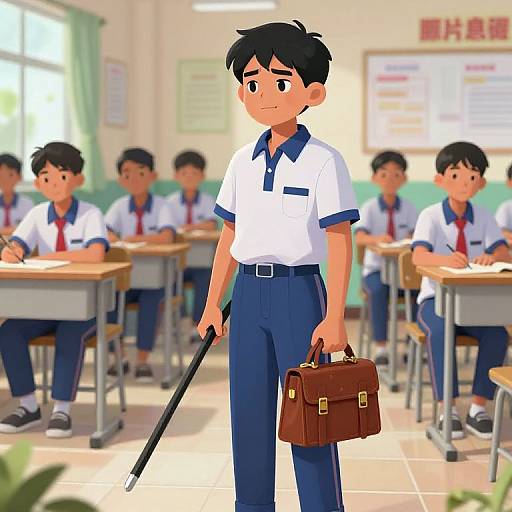 Malaysian Student Experiencing Caning