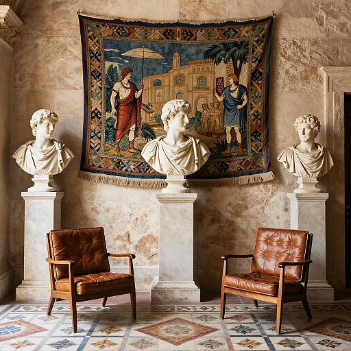 Elegant Ancient Roman Interior Design