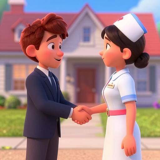 Pixar-Style Real Estate and Nurse Meeting