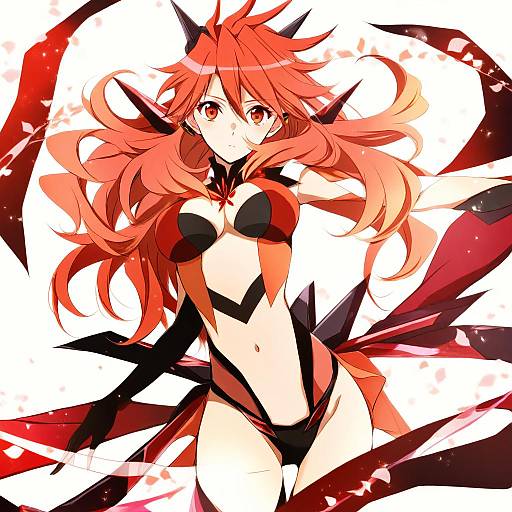 Illustration of Amou kanade, senki zesshou symphogear in the style of Tsukimori usako