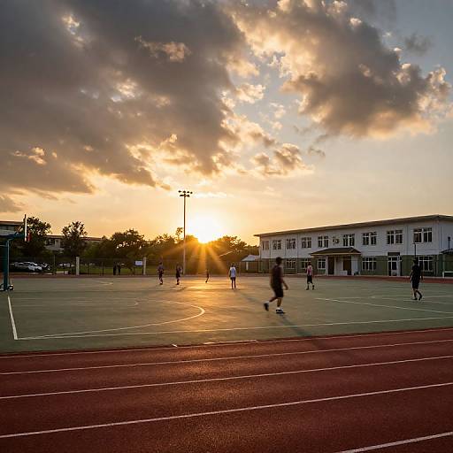 Sunset Sports Complex Action Scene