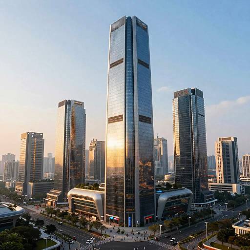 Futuristic Cityscape AI Generator