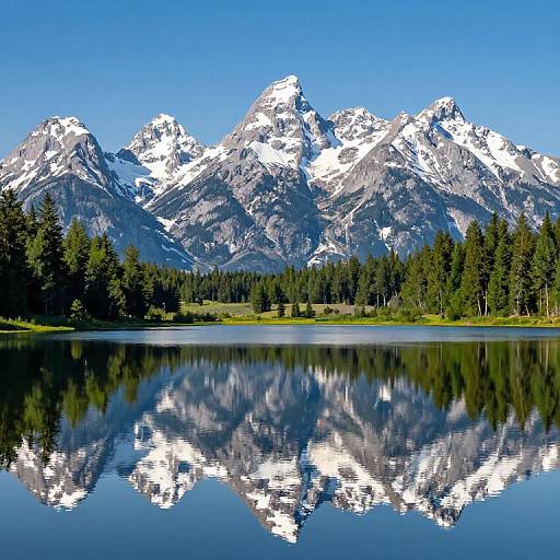 Majestic Grand Teton Reflections