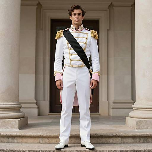 Elegant Prince Adam Costume Portrait