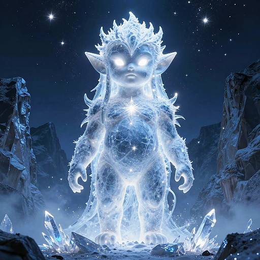 Colossal Luminous Frost Giant