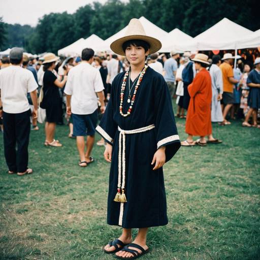 Simple Festival Costume of a Boy