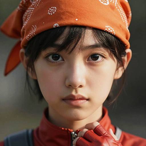 Photorealistic Short-Haired Female Portrait