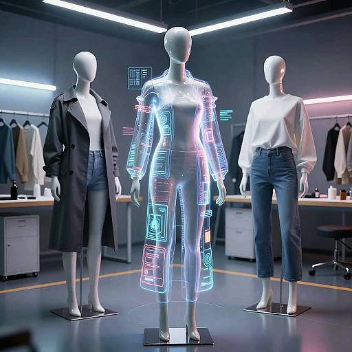 Futuristic AI Clothes Removal Studio