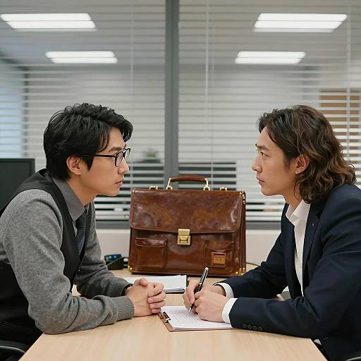 Office Discussion Between Two Colleagues