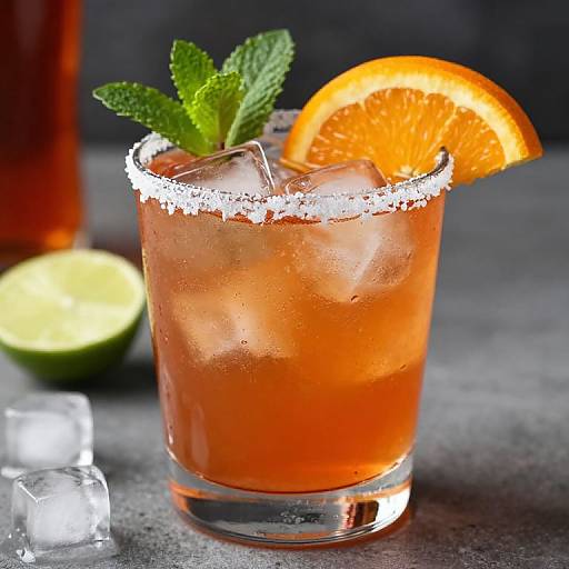 Refreshing Aperol Spritz Cocktail Garnish