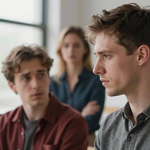 Close-up Portrait of Three People