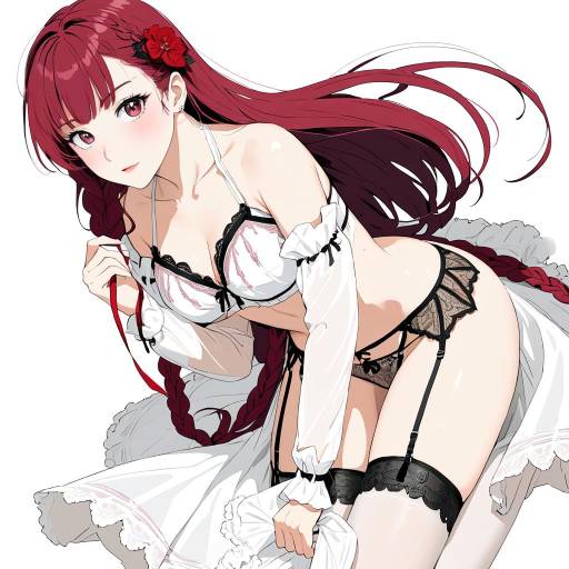 Surprising Cowgirl in Lingerie Pose