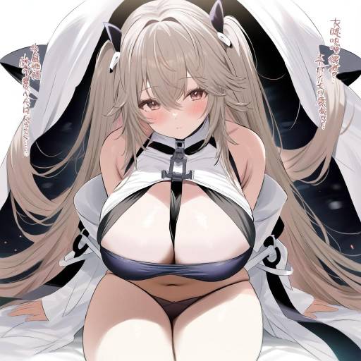 Illustration of Anchorage (azur lane), azur lane in the style of Noripachi